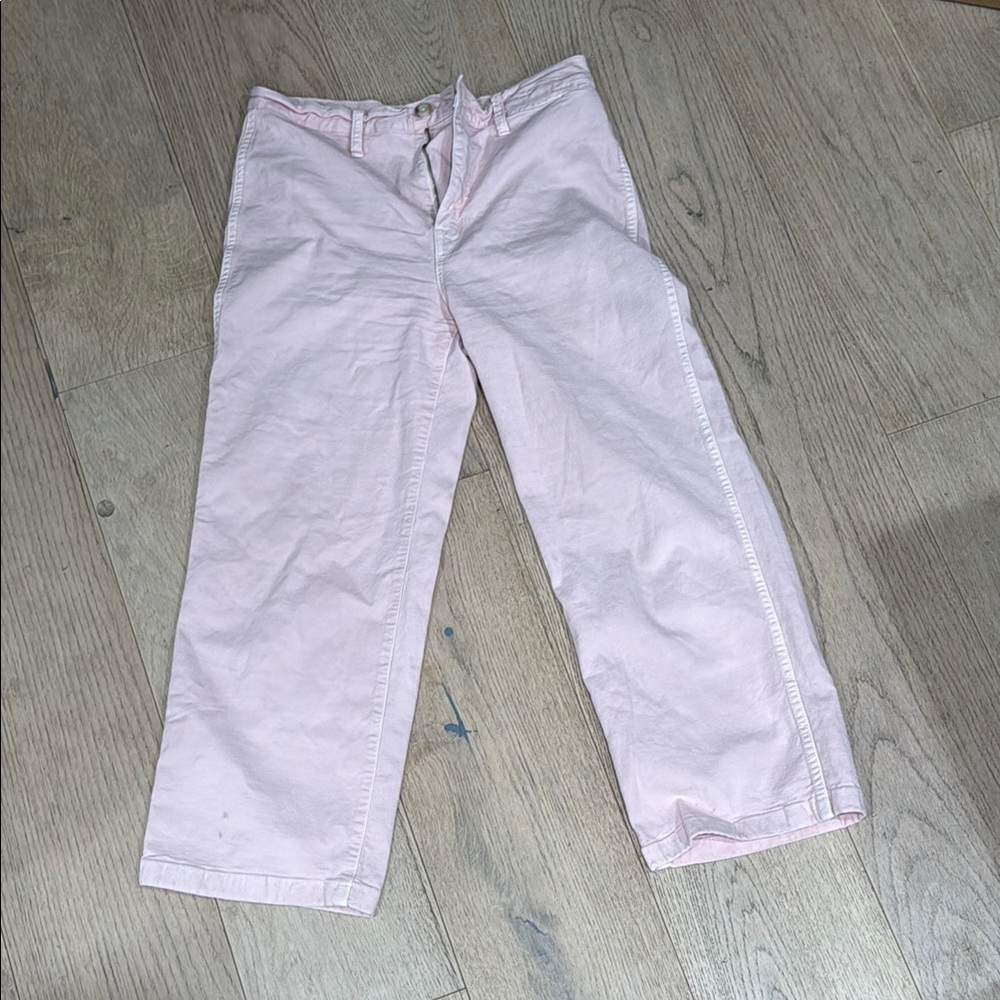 J. Crew Blush Pink Trousers  cropped size 28